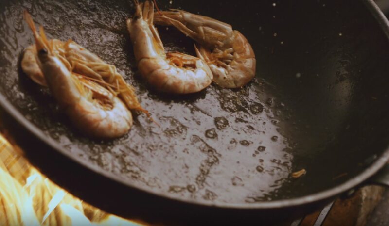 shrimp preparation